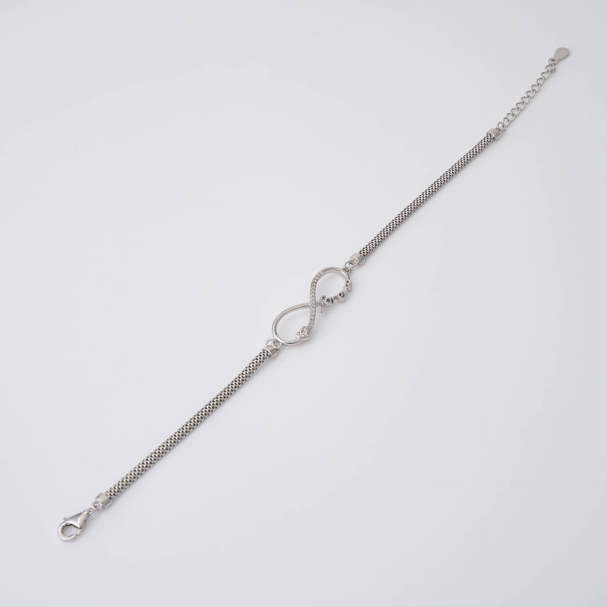 Silver Infinity Love Bracelet
