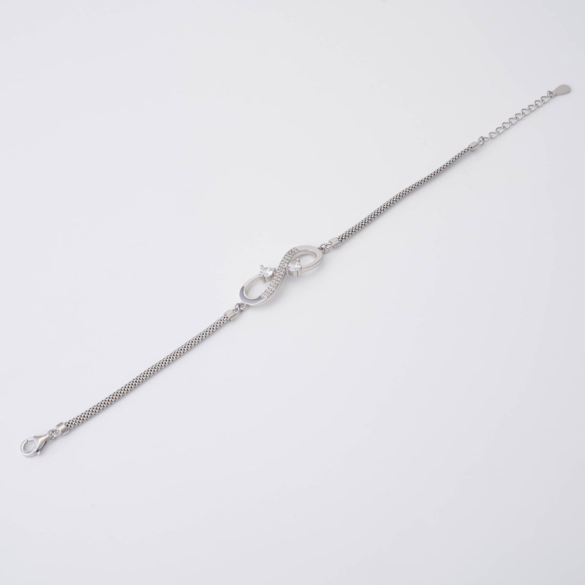 Silver Infinity Love Bracelet