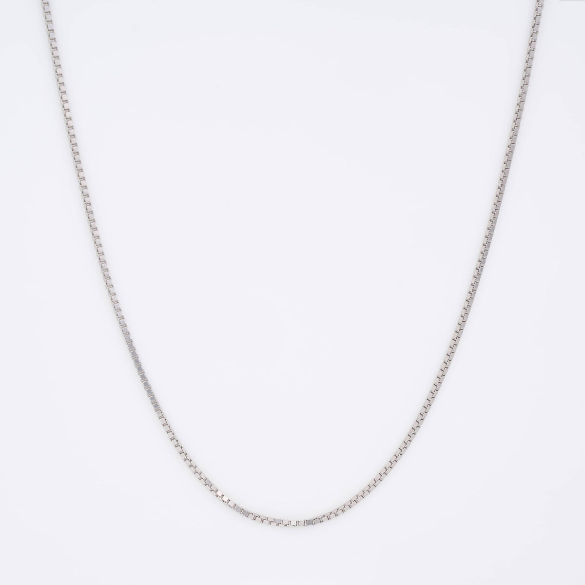 Sterling Silver Box Chain Necklace