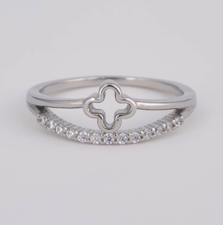 VELDIRA 925 sterling silver diamond ring for women