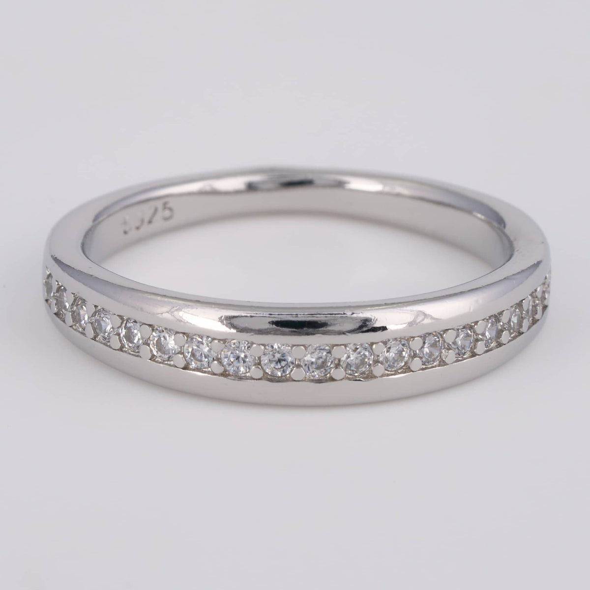 925 Silver Half Eternity Band Ring for Women