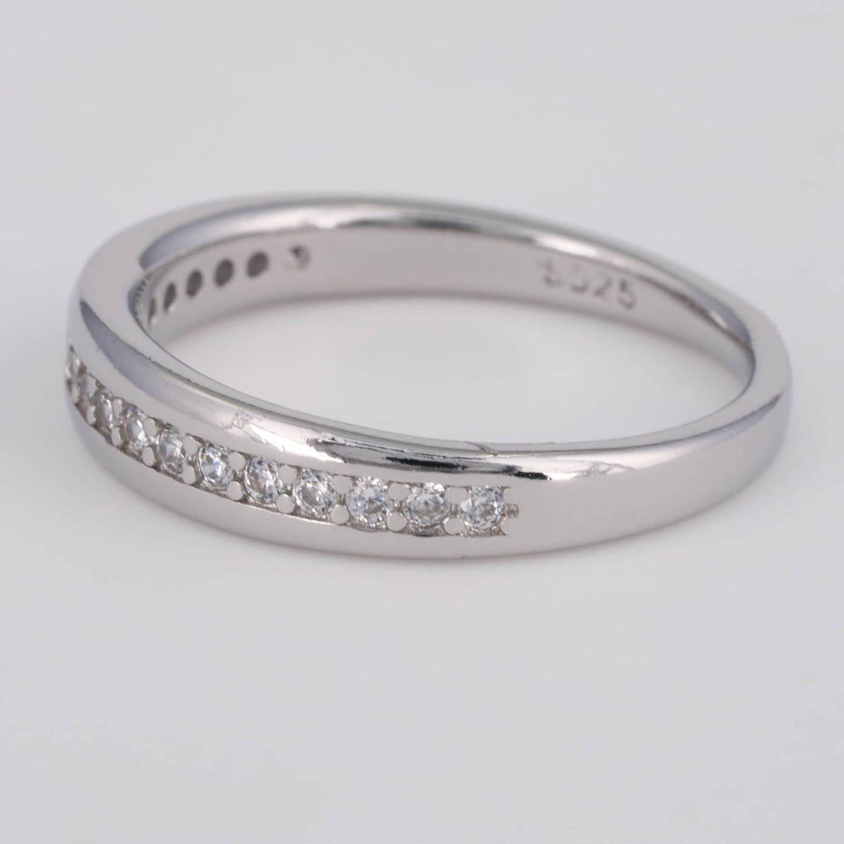 925 Silver Half Eternity Band Ring for Women
