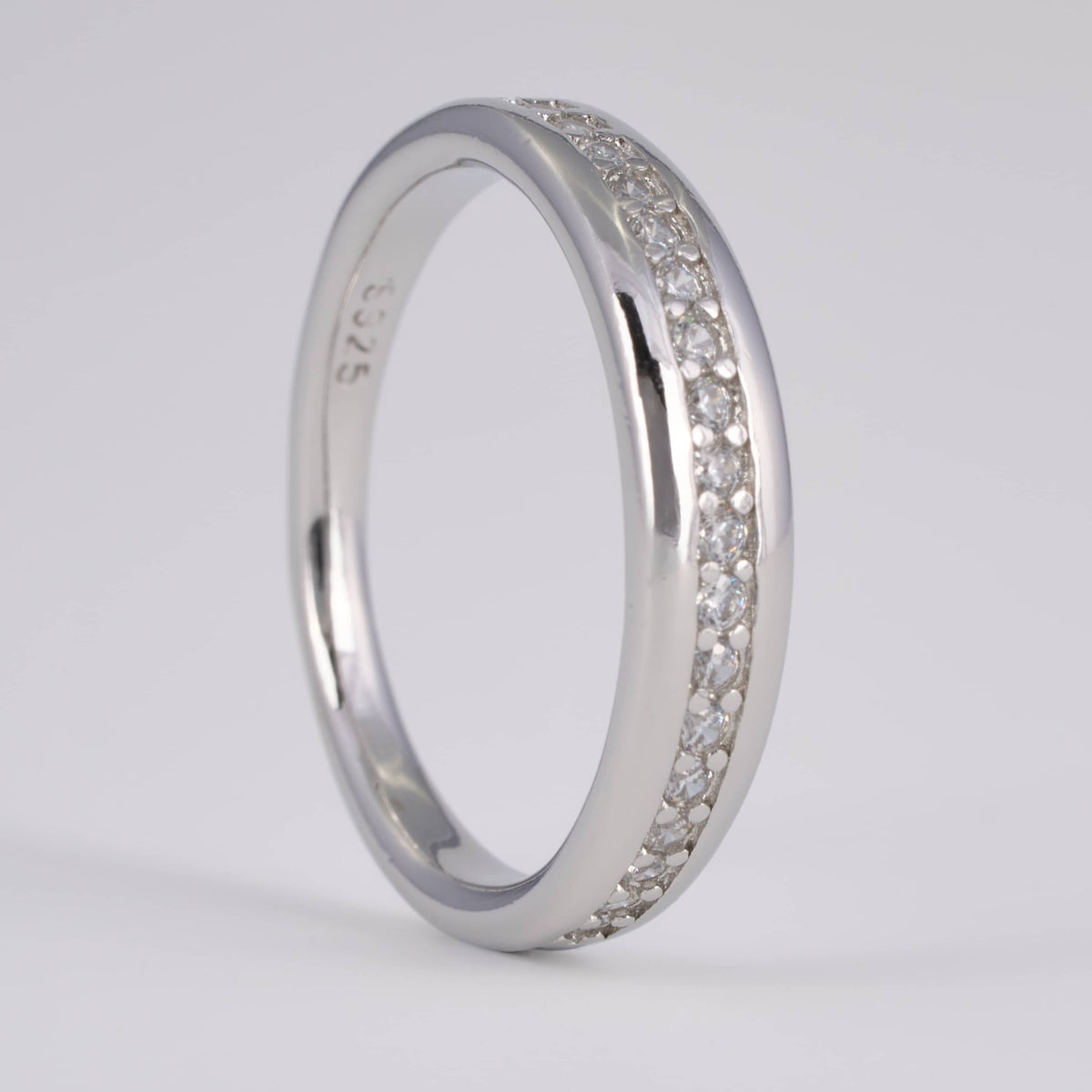 925 Silver Half Eternity Band Ring for Women